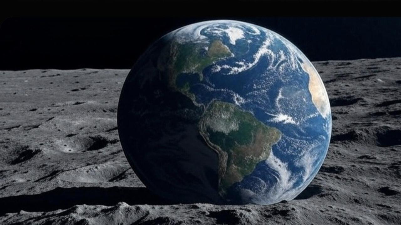 Begini Terangnya Bumi jika Dilihat dari Bulan
