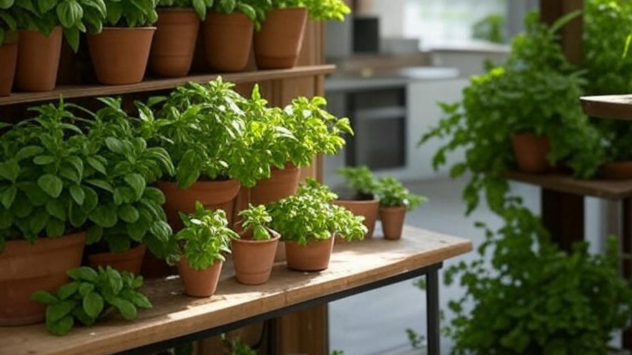 Taman Herbal dekat dapur