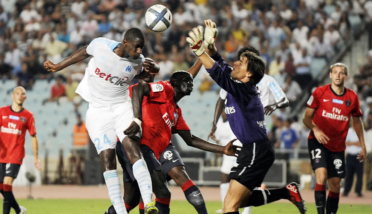 Di klub itulah pemain Samassa menjalani debut profesional pada 2006. Setelah itu, dia pindah ke beberapa klub Prancis lain seperti, Olympique Marseille, Valenciennes, dan Stade Brestois. (Foto: AFP/ Philippe Desmazes)