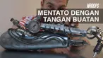 Tangan buatan ini dimodifikasi oleh seniman Prancis, JL Gonzal, agar bisa digunakan untuk mentato.