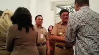 Gubernur DKI Jakarta Djarot Saiful Hidayat hahal bihalal dengan PNS 