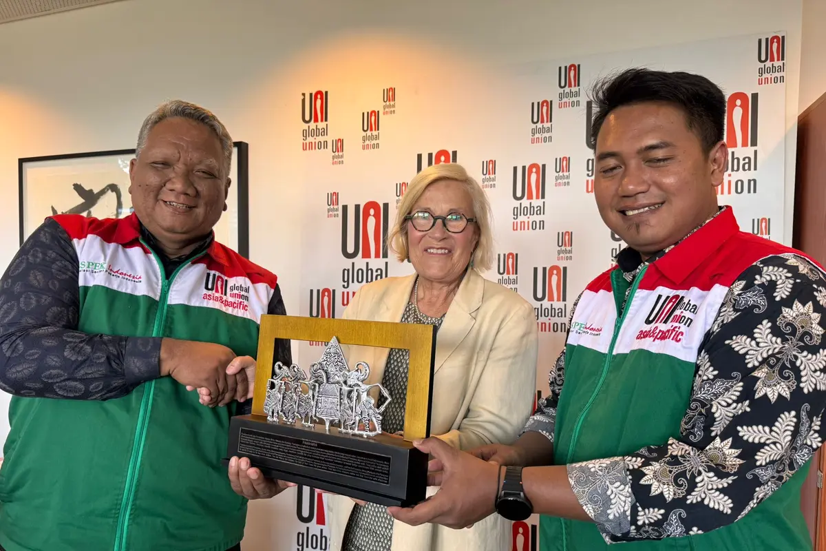 Presiden dan Sekretaris Jenderal ASPEK Indonesia melakukan kunjungan resmi ke kantor pusat UNI Global Union di Jenewa, memperkuat kemitraan yang telah terjalin sejak awal berdirinya organisasi pada 1999 (Istimewa)
