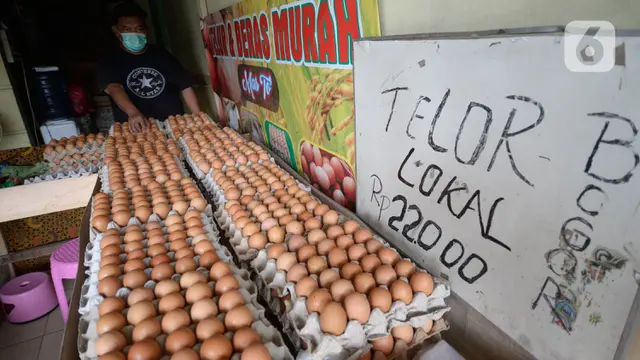 Harga Telur di Libur Panjang