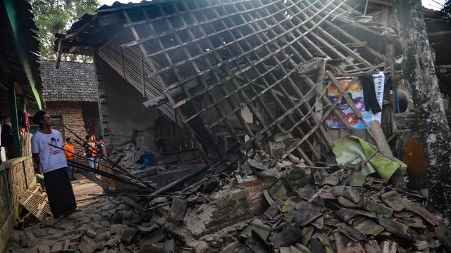 Jumlah Bangunan Rusak  karena Gempa Banten Terus Bertambah 