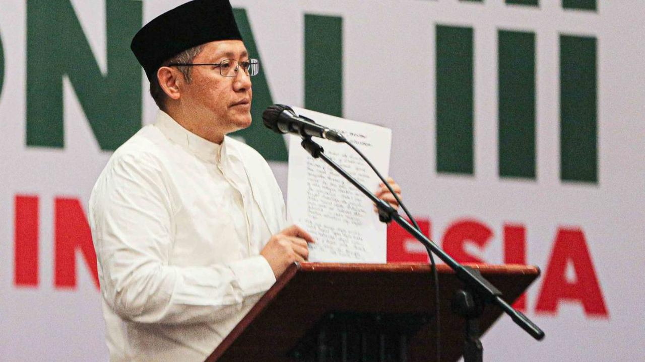 "Maka mahkota Indonesia hari ini ke depan dan sampai kapanpun tidak boleh lepas dari nilai keadilan. Karena kalau mahkota Indonesia yang sedang kita bangun bersama dibangun oleh pemerintah, dibangun oleh seluruh potensi bangsa ini kemudian abai terhadap k
