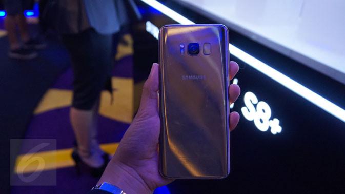 Bagian belakang bodi Samsung Galaxy S8. Liputan6.com/ Agustin Setyo Wardani