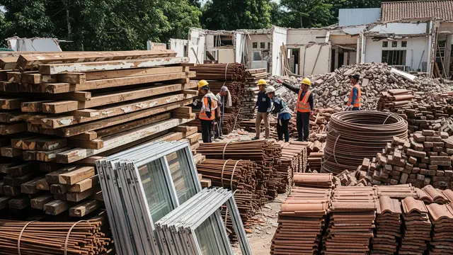 Potensi Material Bekas dari Pembongkaran Rumah