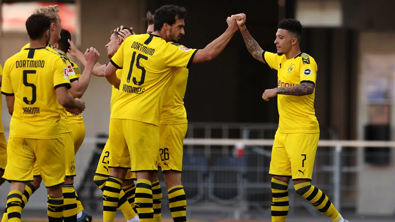Winger Borussia Dortmund, Jadon Sancho.