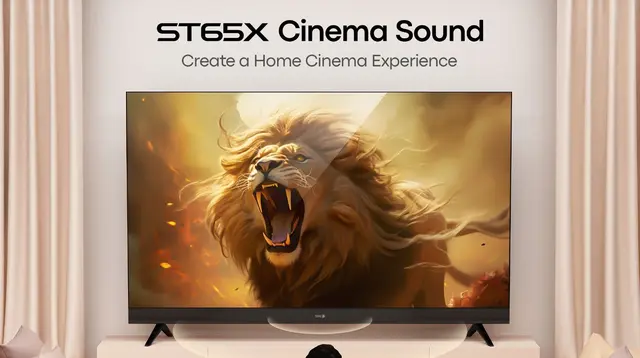 SPC merilis smart Google TV pertama yang dibekali dengan built-in soundbar, pengguna tak perlu keluarkan lebih banyak uang untuk membeli soundbar. (Foto: Supertone)