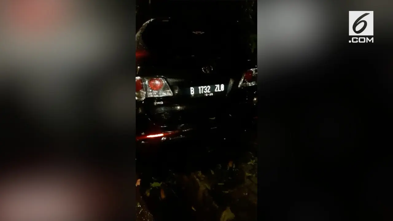 Mobil Setya Novanto alami kecelakaan. (Liputan6.com)