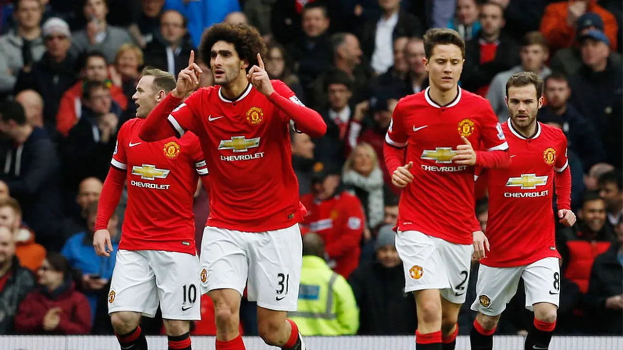 Gelandang Manchester United Marouane Fellaini
