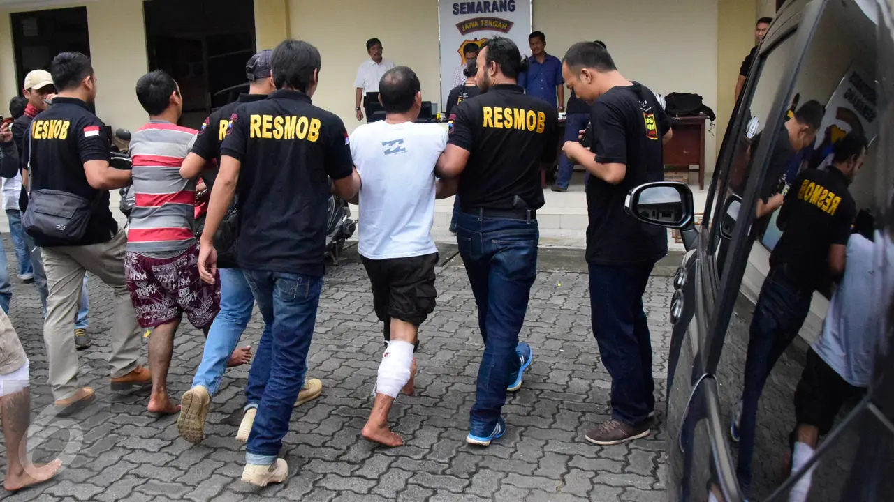 20160619-Polrestabes Semarang Tangkap Komplotan Pencuri Spesialis Rumah Kosong