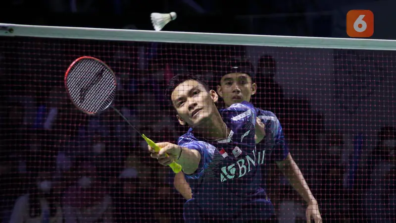 Foto: Mendung di Istora, 6 Wakil Indonesia Terhenti di Babak 16 Besar Indonesia Open 2022 termasuk Marcus Gideon/ Kevin Sanjaya