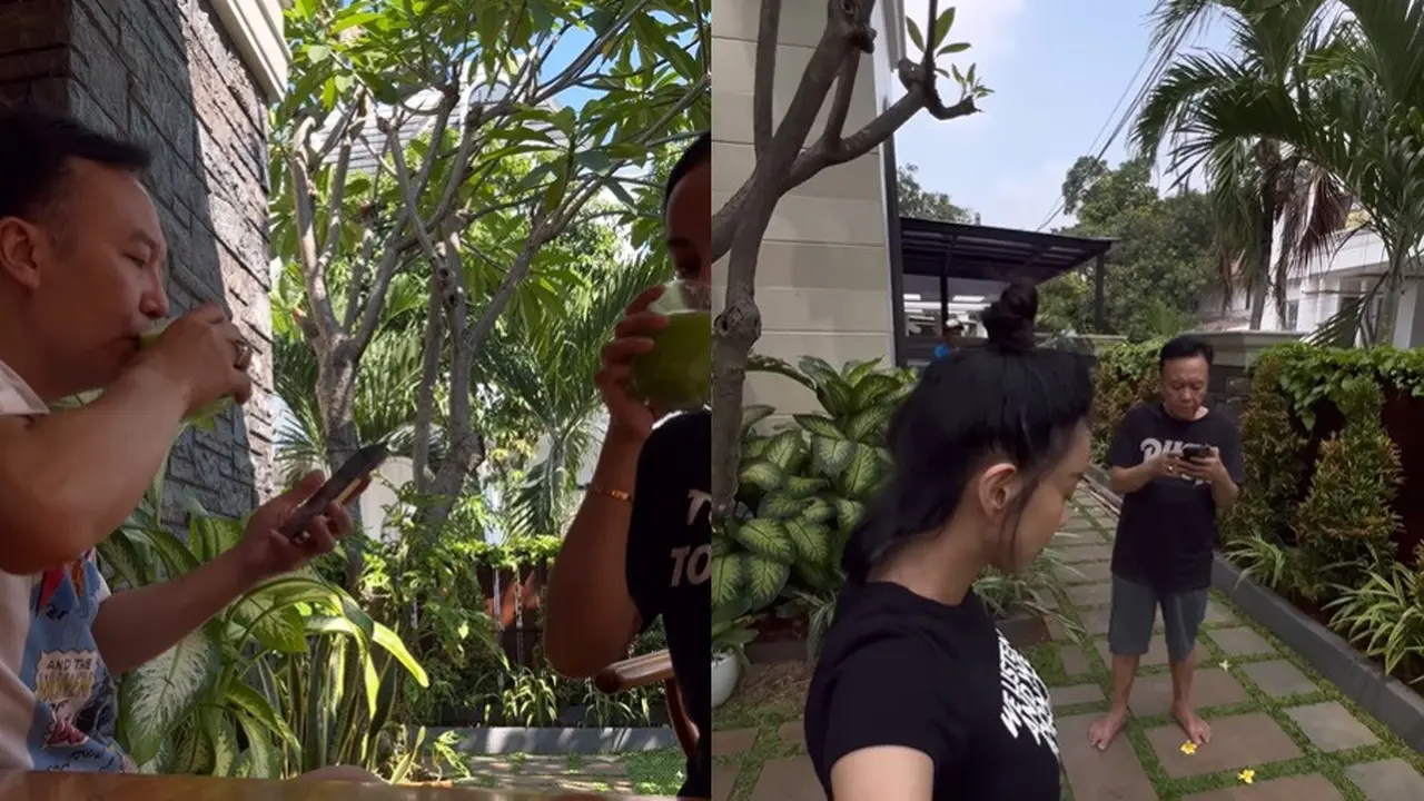 Potret Taman Mini Rumah Ari Lasso, Spot Asri yang Jadi Tempat Santai Bareng Kekasih