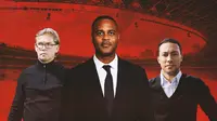 Timnas Indonesia - Alex Pastoor, Kluivert, Landzaat (Bola.com/Adreanus Titus)