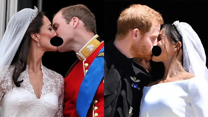 [Bintang] Pangeran William - Kate Middleton dan Pangeran Harry - Meghan Markle