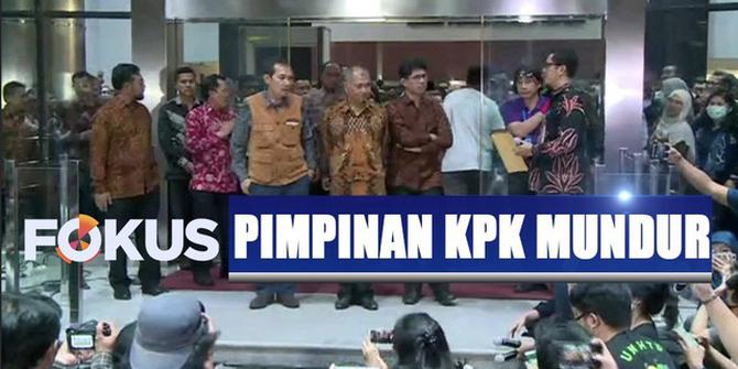 Agus Rahardjo dkk Serahkan KPK ke Presiden Jokowi