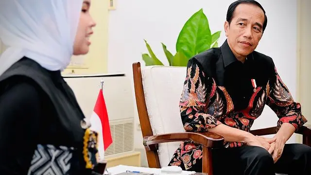 Putri Ariani dan Presiden Jokowi