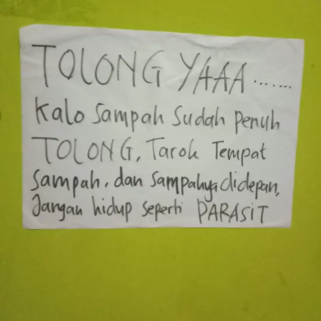 6 Tulisan Peringatan Jaga Kebersihan di Kos Ini Bikin Tepuk Jidat, Sering Diabaikan