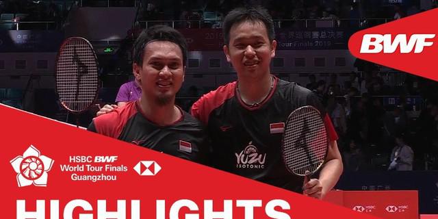 VIDEO: Highlights Final BWF World Tour Finals 2019, Ahsan / Hendra vs Endo / Watanabe