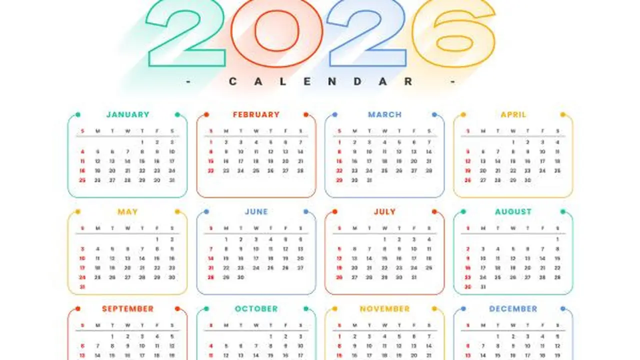 Ilustrasi Kalender 2026/Photo by Starline on Freepik