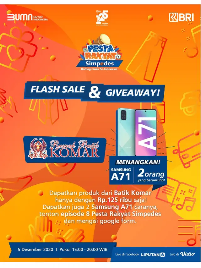 Unik dan Kekinian, Pesta Rakyat Simpedes Eps 8 Usung Tema Citarasa Nusantara