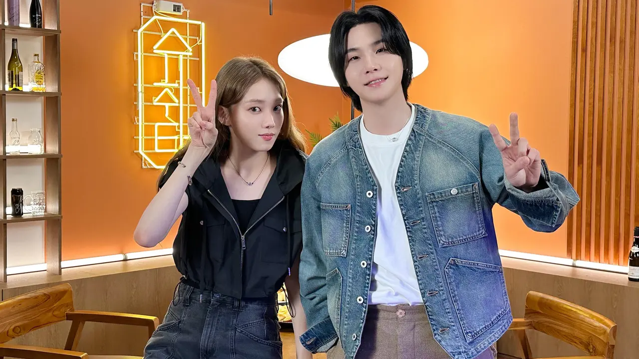 Lee Sung Kyung dan Suga BTS