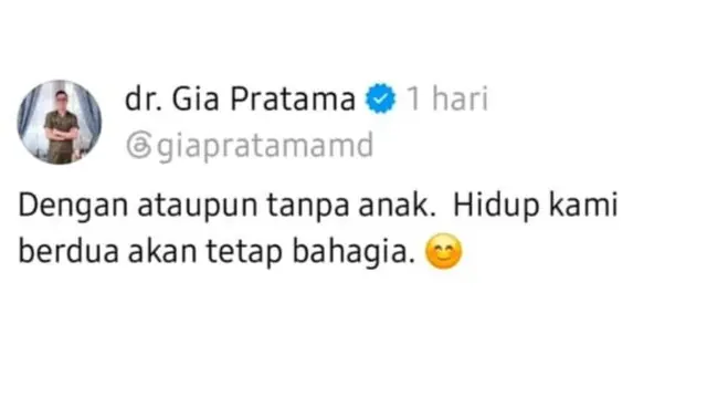 Tulisan Threads dr. Gia Pratama (Threads/giapratamaamd)