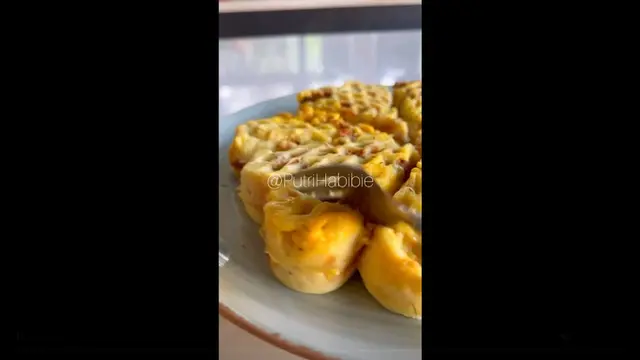 Resep Praktis Cheese Bread Waffle Kreasi Putri Habibie