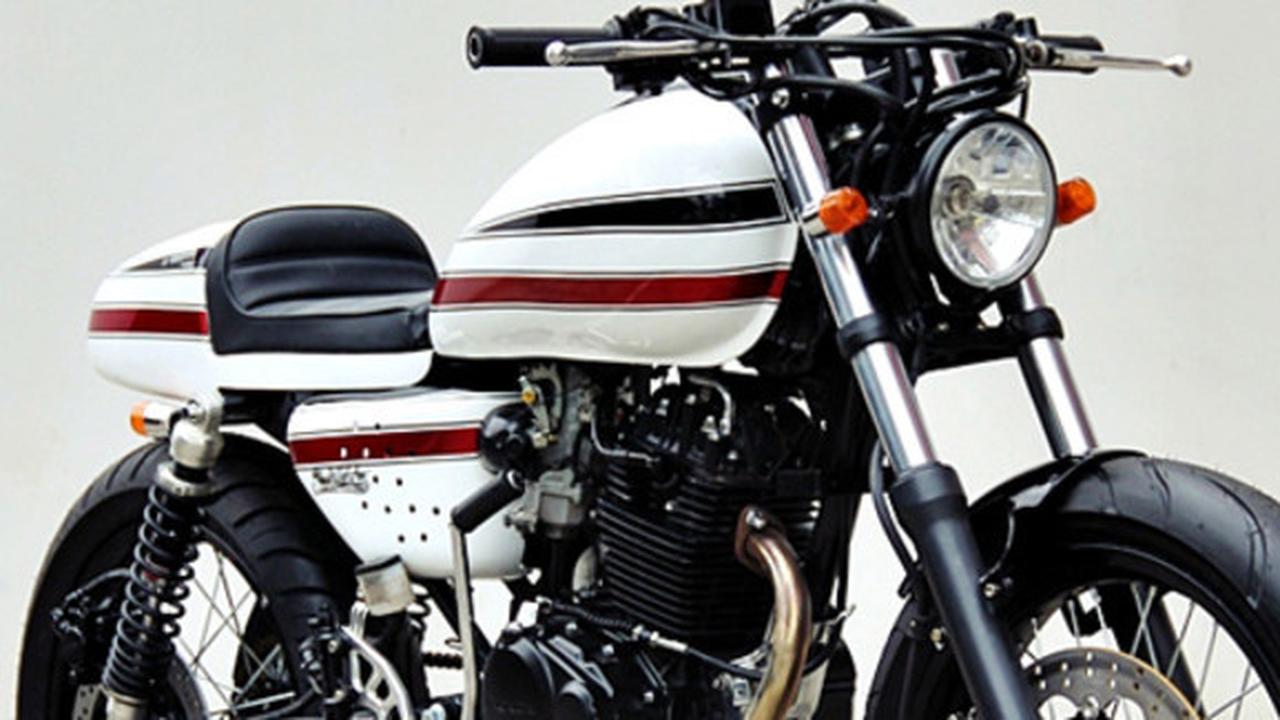 Modif Honda Tiger ala Cafe racer (Source: Studio Motor)