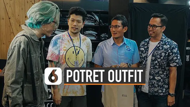 VIDEO: Potret Outfit Sandiaga Uno Gunakan Produk Lokal