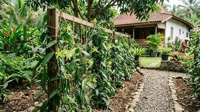 Cara Menanam Vanili di Rumah dengan Rambatan Sederhana, Cukup Gunakan Bahan yang Mudah Ditemukan