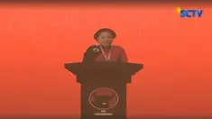 Ketua Umum PDIP P Megawati Soekarno Putri mengenang para tokoh senior PDIP yang berjasa dalam perjalanan PDIP