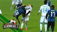 Video replay tekel berbahaya yang dilakukan para pesepakbola untuk menghentikan lawannya