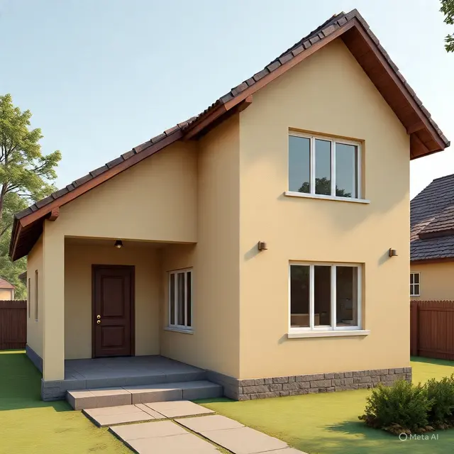 Desain Rumah 8x5 Sederhana 2 Kamar