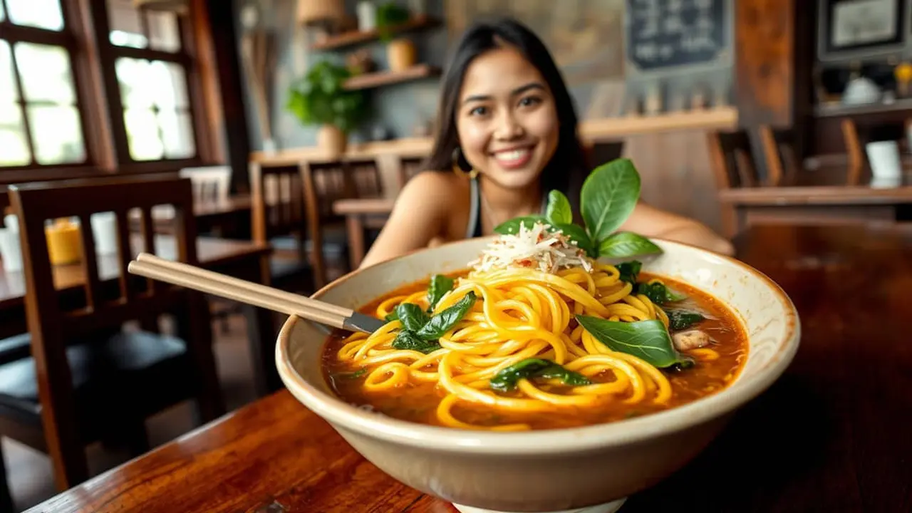 resep mie kangkung