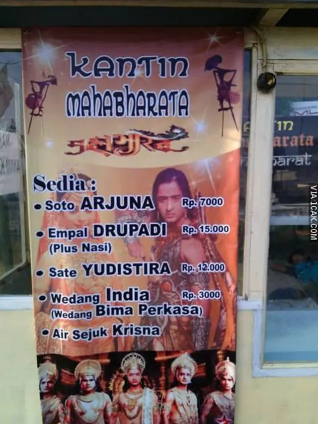 6 Spanduk Penjual Soto Ini Kreatif Sekaligus Kocak