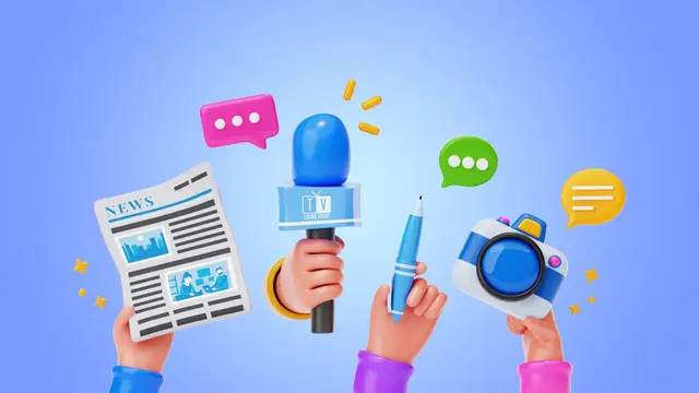 Ilustrasi press, pers, media massa