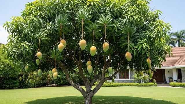 Pohon Mangga Manalagi di Halaman Rumah