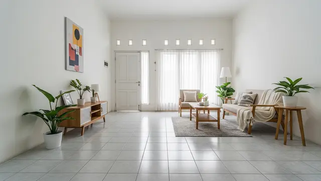 Warna Keramik yang Membuat Rumah Kecil Terasa Lebih Luas/Foto: AI Generated