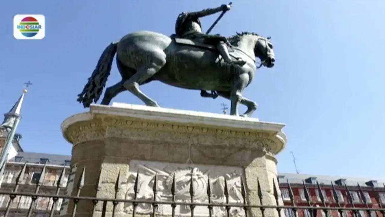 Melihat Keindahan Arsitektur Eropa di Plaza Mayor Spanyol (TV)