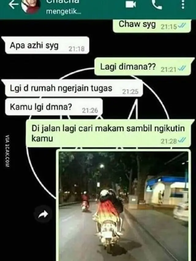Kocak, 7 Chat Ketahuan Bohong oleh Pacar