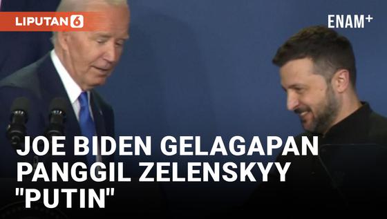 VIDEO: Biden Sebut Zelenskyy Presiden Putin di KTT NATO