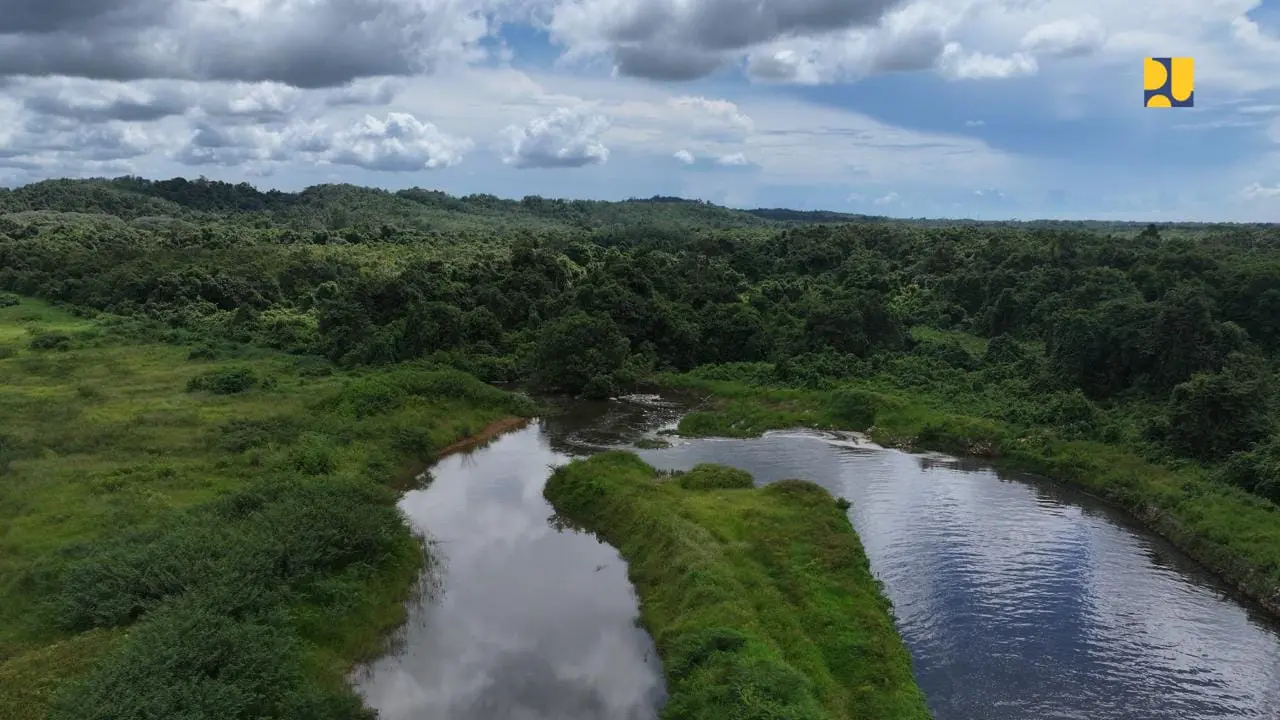 Bendungan Marangkayu. (Foto: Kementerian PU)
