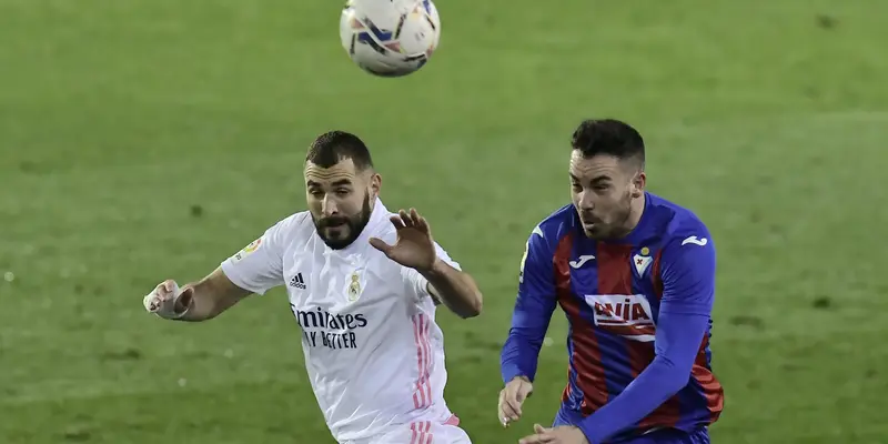 Benzema tampil gemilang bawa Real Madrid menang di Eibar