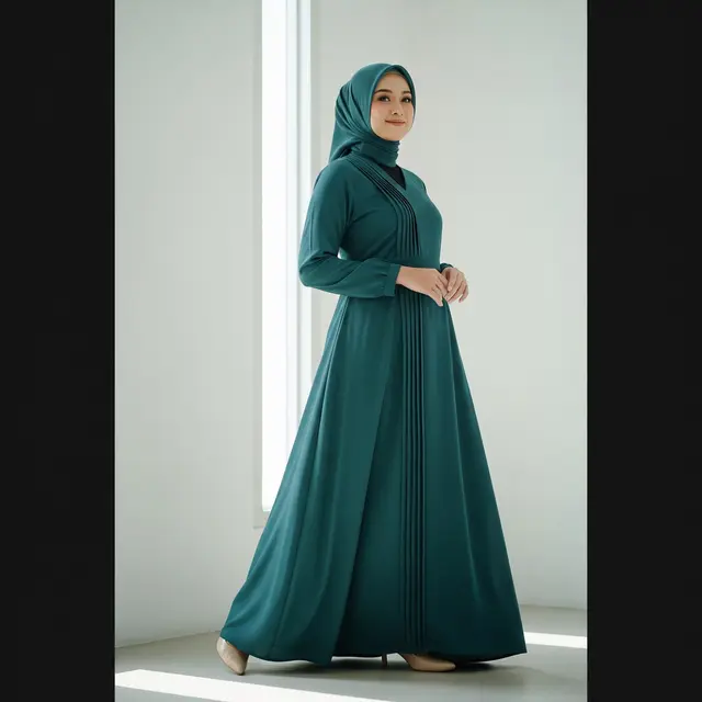 Gamis untuk Muslimah Pendek atau Berisi agar Terlihat Jenjang