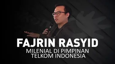 PT Telkom Indonesia (Persero) kedatangan pimpinan baru, Muhammad Fajrin Rasyid.