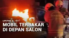 Sebuah mobil sedan tiba-tiba terbakar saat melintas di kawasan Pondok Bambu, Duren Sawit, Jakarta Timur. Warga sempat panik karena mobil terparkir di depan salon dan juga deretan tempat usaha lain.