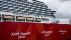 Kapal pesiar Costa Serena yang memiliki panjang sekitar 290 meter bersandar di Pelabuhan Nagoya, Prefektur Aichi, Jepang, Selasa (15/9/2026). Kapal tersebut digunakan sebagai akomodasi atlet dan ofisial selama Asian Games 2026 Aichi-Nagoya karena panitia tidak membangun perkampungan atlet. Costa Serena berkapasitas sekitar 4.000 orang dan menjadi tempat tinggal atlet dari sejumlah cabang olahraga selama penyelenggaraan Asian Games 2026. (AFP/Fred Mery)