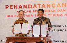 Sinergi Kuat, Pemprov Sulut Hibahkan Aset Tanah dan Bangunan untuk Dukung Kinerja OJK